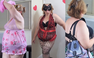 Big ass pawg MILF strip teasing and dancing for the camera