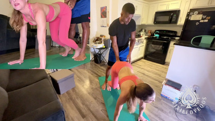 Beyond the Mat Promiscuous Poses MILFs BBC Stretch Sesh Pt 1