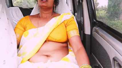 Car Sex, Indian Saree Maid Long Drive for Sex with House Owner, Telugu Dirty Talks. Part-3