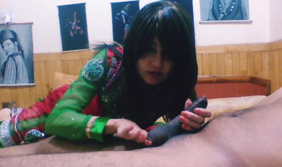 Stepmom Took Her Stepsons Cock in Her Hands