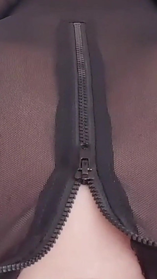 The Sheer Nylon Bodysuit Looks Perfect on My Naked Body