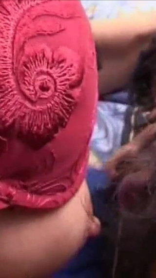 Brunette with big boobs likes hard cock