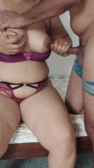 Stepmom Helps Her Stepson with Masturbate and Take Simon on Her Boobs