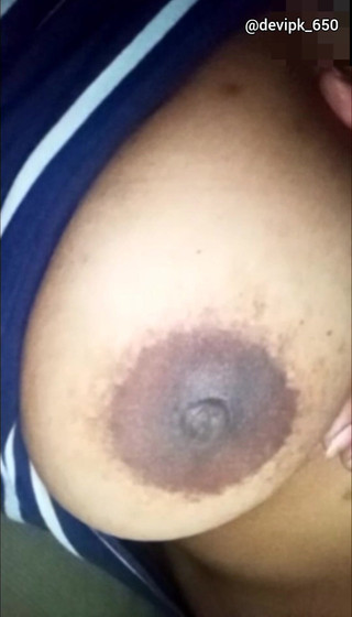 Midnight Boobs Show in Bed