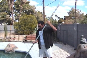 Babe Love Outdoor Action by the Pool