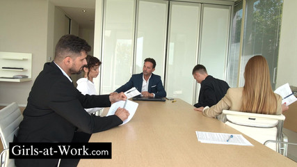 Lesbian Sex at the Office with Shalina Devine and Lili Charmelle