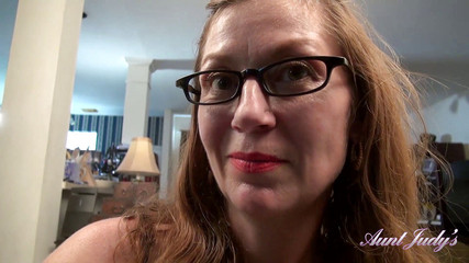 AuntJudys - 43yo hairy pussy amateur MILF Isabella is your new secretary