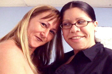 Horny housewife's having lesbian fun