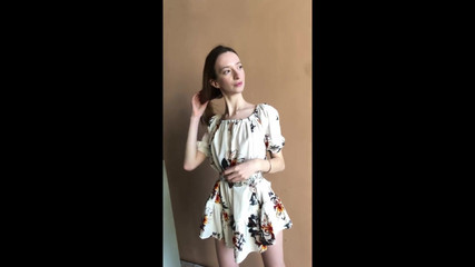 Teasing in Short Dress