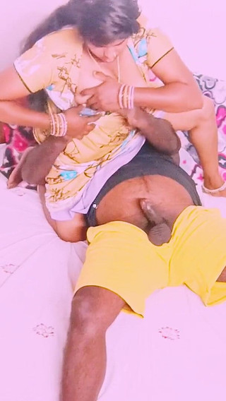 Indian Stepmom Sex. Beautiful Stepmom Fucking Daughter's Husband Telugu Dirty Talks.