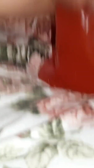 Training with big dildo