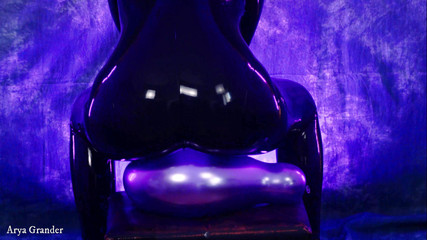 Air balloon fetish video rubber POV