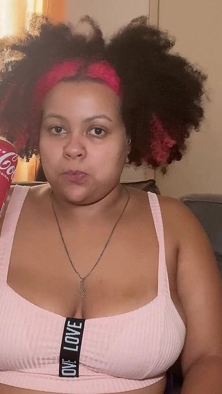 Chubby Girl Drinking Soda & Burping and Farting