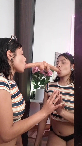 I Love How I Look in the Mirror Sucking