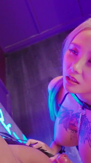 A lovely queen, miss meng ruoyu teaches a client how to obey her