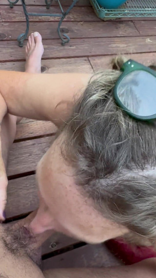 Angelic Green Eyed Mature Big Tit Wife POV Sucks Cock Like a Demon and Eats Cum