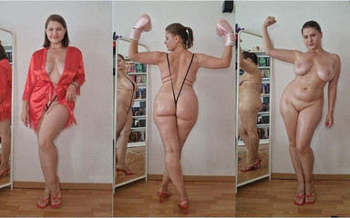 Boxing Champion Roleplay - Oiled Body, Gloves & Teasing