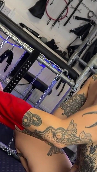 Advanced Anal Stretching with Jasmine-dlight Part 3 - Restrained on All Fours