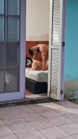 Cuckold Arrived at Home and Saw His Wife with Another