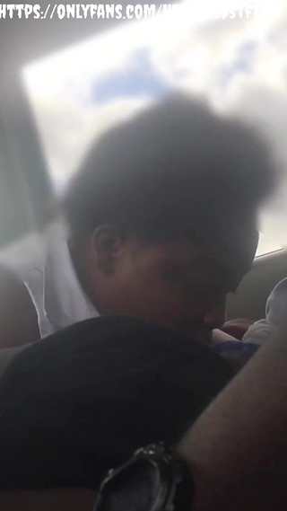 Y O U N G Ghetto Slut Sucked the Cum Out My Dick and Swallowed It Right Before Her Boyfriend Pulled up. Had to Nut in Her Mouth