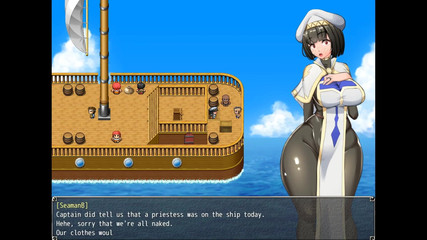 Nymphomania Priestess Cuckold Hentai Game Ep.11 Kissing My GF After She Sucked My Precum!