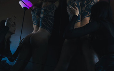 Goth Girl Rough Pegging