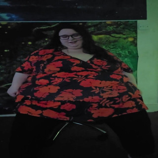 Sexy SSBBW Strip Tease on Office Chair