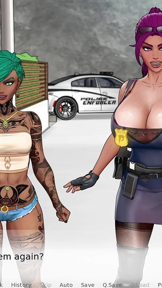 Devine Heel #01 - Busty Crazy MILF in Hot Sloppy Blowjob and Public Fuck - 3D Porn Game