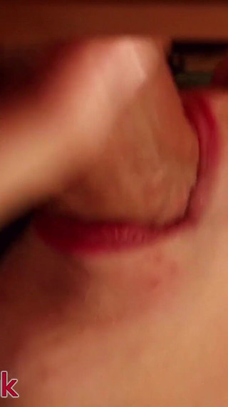 Office Secretary Sucks Anonymous Cock at the Milking Table