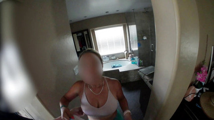 I'm an electrician, she needed some help upstairs