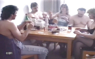 Vintage orgy fuck with sexy chicks