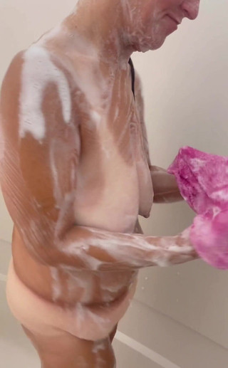 Utilizing my camera man today so I start by undressing and using the John