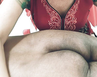 Having Fun Along with His Wife