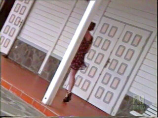 Young girl shows how she gets pleasure alone with a dildo in the ass