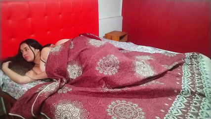 Stepmother Lets Her Stepson Into Her Bed, Gets Her Ass Filled with Cum