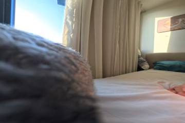 VR Cozy Bed 360 POV From Behind