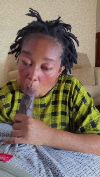 BBW Mom Sucking This Big Black Cock for Fun