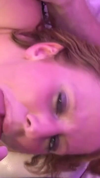 Rough threesome with nasty babe