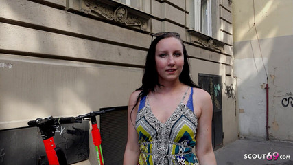 German Scout - Natural Teen Bella Angel Pickup and Fuck at Street Casting