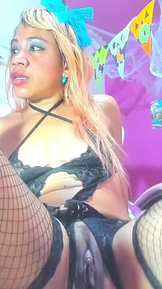 Happy Halloween Sexy Ligerine Stocking Nd Heels on Squirting Nd Taste Make Me Crazy My Ass Fisting Too Yumii Bigger Daddy