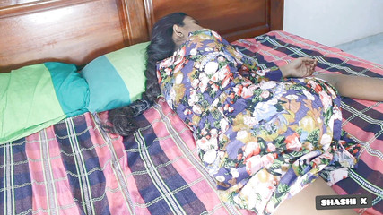 Step Sister Shares Hotel Bedroom on Vacation with Stepbrother