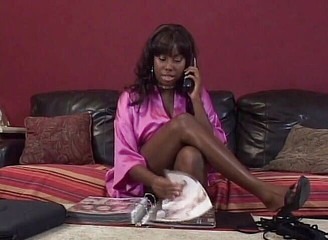 Nice ebony whores using all the toys