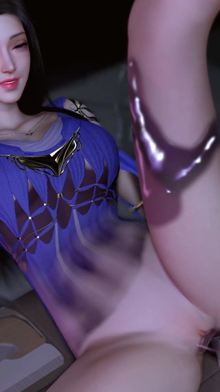 3D Cute Cosplay Babe Naked Her Pink Pussy Got Fucked so Hard