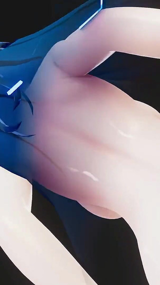 Honkai Impact 3rd Raiden Mei Cowgirl Sex Hentai Nude Creampie Mmd 3D Blue Hair Color Edit Smixix