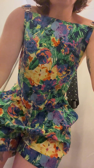 Stark Bollock Naked in Public Whilst Trying on New Clothes. Part 2 of 2.