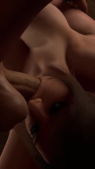 Bald Asian Guy Skull Fucking a Perfect Asian Beauty