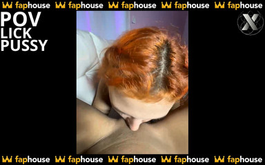 Horny Lesbian with Dyed Hair Licks Her Best Friend's Pussy in POV