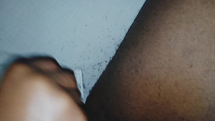 She Shaves My BBC Then Fuck It Part5 Balls Shaving Again