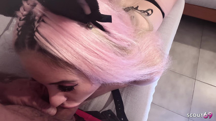 Old German Guy at No Condom POV Amateur Fuck with Dirty Girl When His Wife Is Away