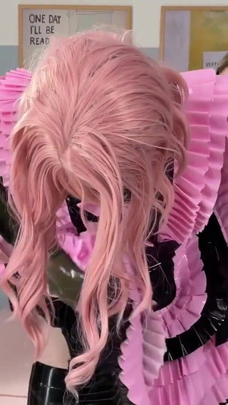 Latex Ladies Lunch Part 2 - Sissy Maid Rides The Dildo